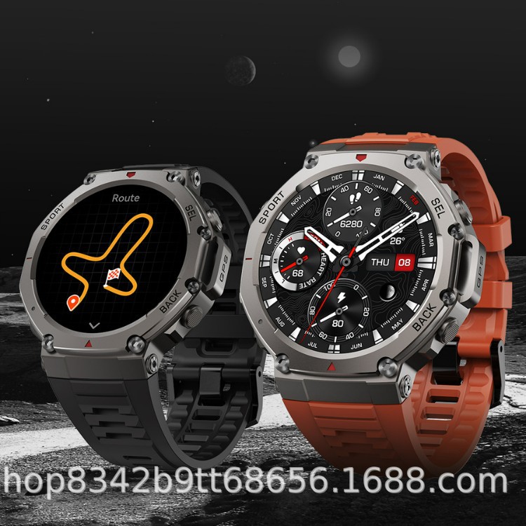 Altimeter Compass Watch - DM58 Akıllı Saat, AMOLED Ekran, Bluetooth