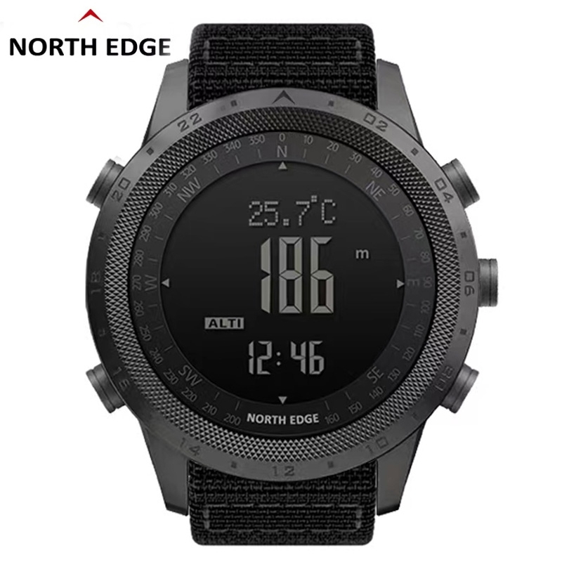 Altimeter Compass Watch - KUZEY KENAR ÇÖL Erkekler dijital saat