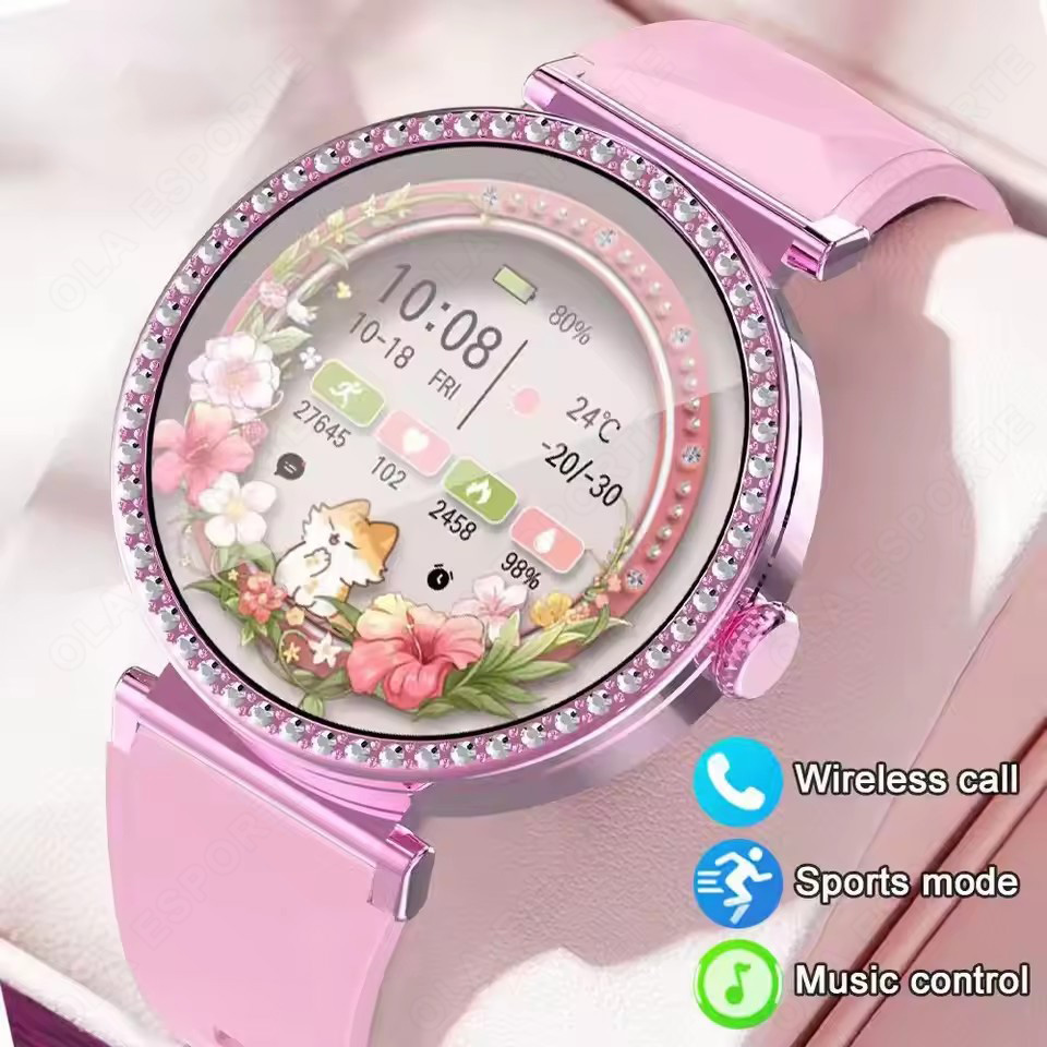 Watches Ladies Smartwatch - Akıllı Saat Lüks Moda Kadın Fizyolojik