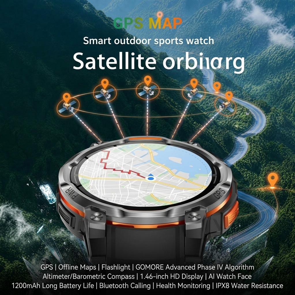2026 Yeni Askeri VWAR GPS Akıl - Watch Vs Smartwatch incelemesi ve fiyatı