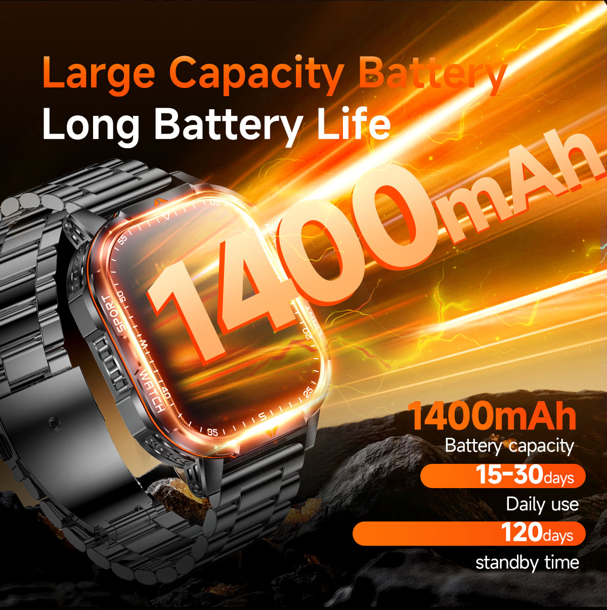2026 Yeni 1400mAh Süper Büyük  - Smartwatch Watches For Women With Gps incelemesi ve fiyatı