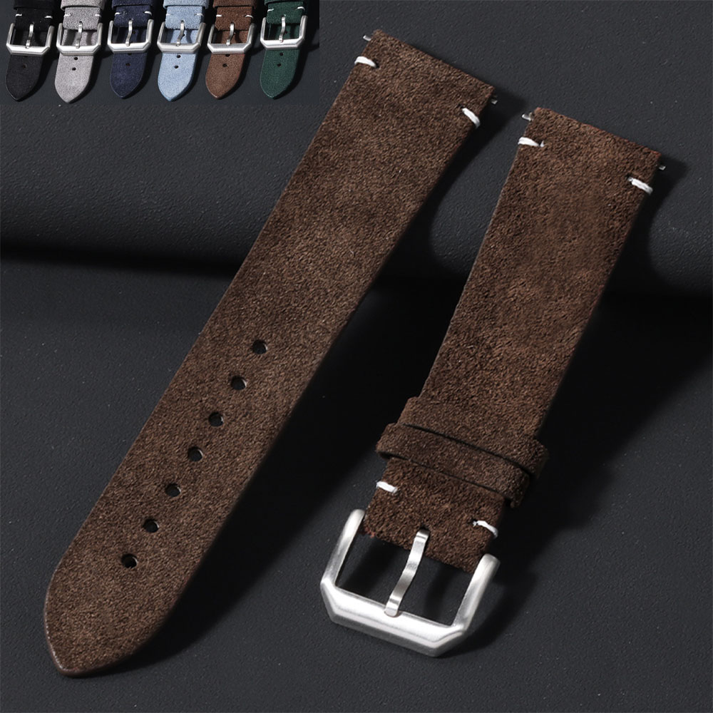 20mm 22mm Yumuşak Süet Deri sa - Smartwatch Vintage Watches For Women incelemesi ve fiyatı