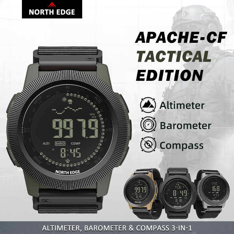 NORTH EDGE APACHE-CF Erkek Dij - Altimeter Compass Watch incelemesi ve fiyatı