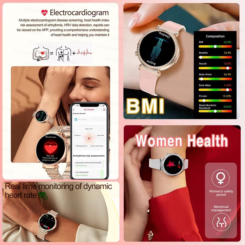 Kadınlar ve Erkekler için Akıl - Watches Ladies Smartwatch incelemesi ve fiyatı