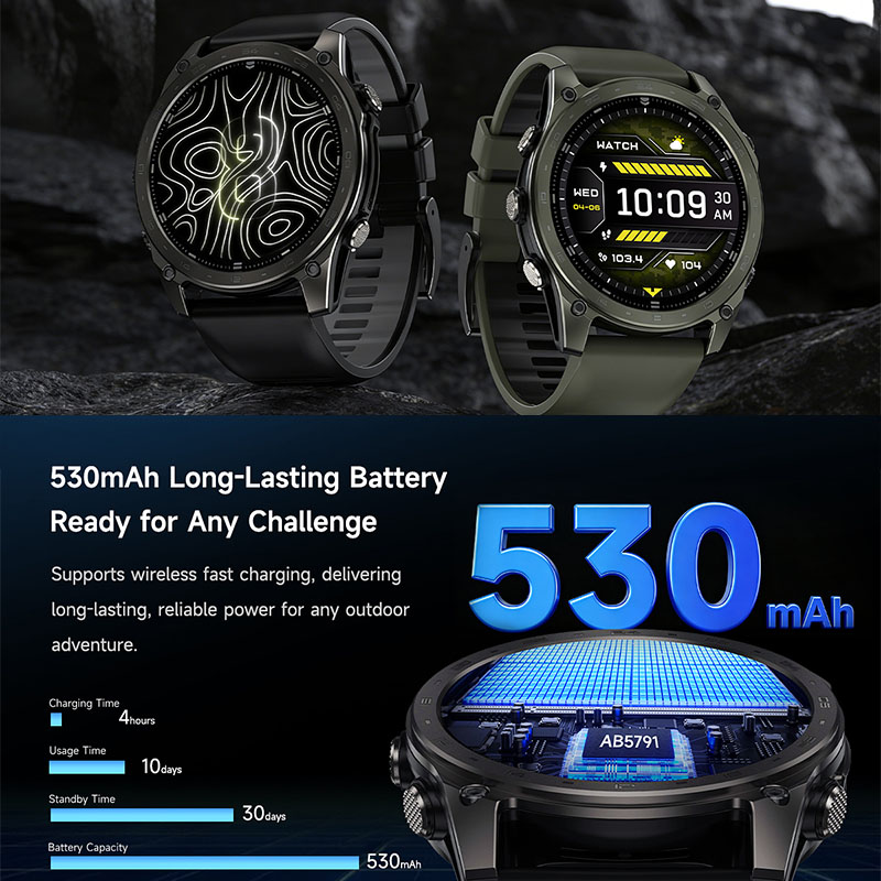 Yeni 5ATM Su Geçirmez Akıllı S - Altimeter Compass Watch incelemesi ve fiyatı